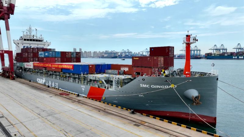 Milestone Voyage: Shandong Ocean Shipping Launches Its First RCEP International Feeder Service